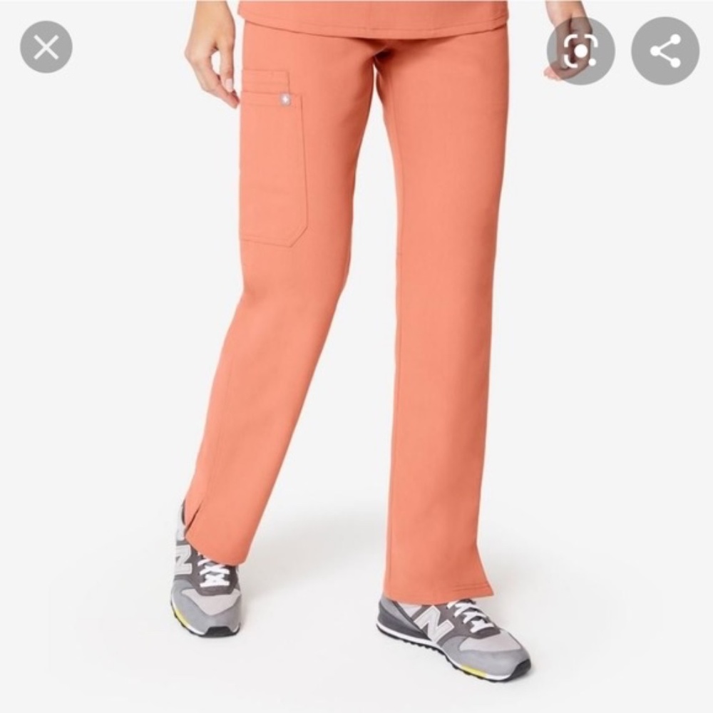 Figs - Coral - KADE Cargo Scrub Pants™